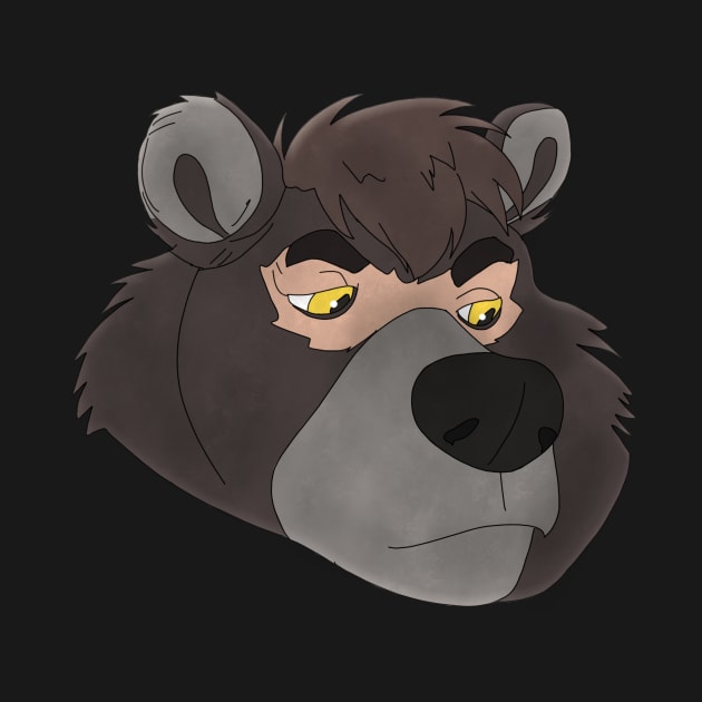 Anthro bear face by Veleno