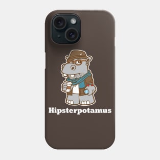 Hipsterpotamus Phone Case