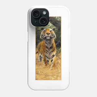 Tiger on the Watch by Wilhelm Kuhnert Phone Case