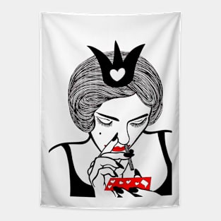 Queen Of Hearts Tapestry