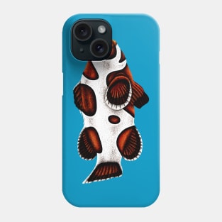 Orange storm clownfish Phone Case