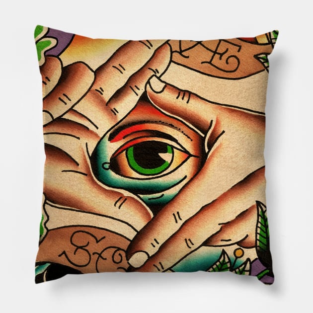 The Eye of Providence Pillow by Don Chuck Carvalho