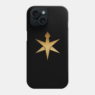 Chiba Prefecture Symbol in Gold Faux Phone Case