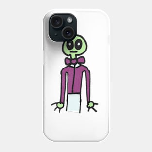 Alien In A Suit Phone Case