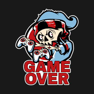 Game Over - Gamers T-shirt, Skeleton Gamer, Console Gamer, Video Games, Gamer Gifts T-Shirt