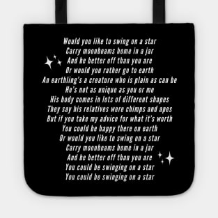 Swing on a star Out of this World Tote