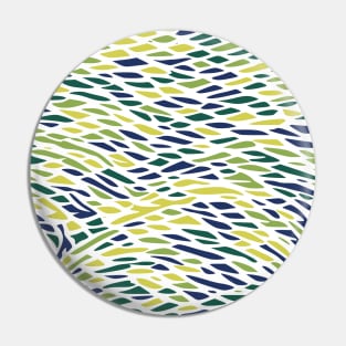 Leaf Pattern Green Gradation Abstract Art Pin