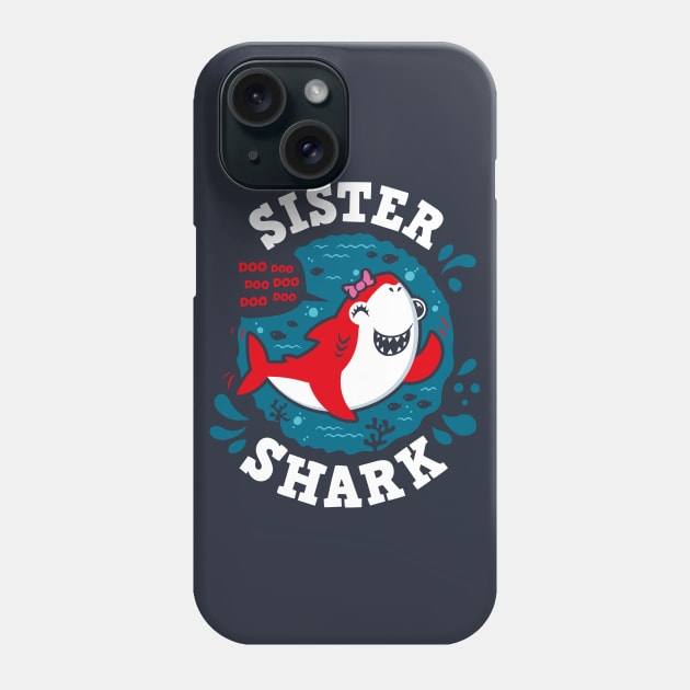 Sister Shark Phone Case by Olipop