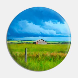 Prairie sky illustration. Pin