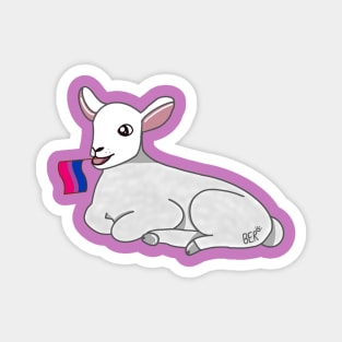 Lorraine The Bisexual Pride Lamb Magnet