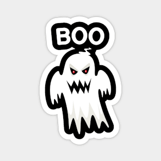 Spooky Halloween Ghost Magnet