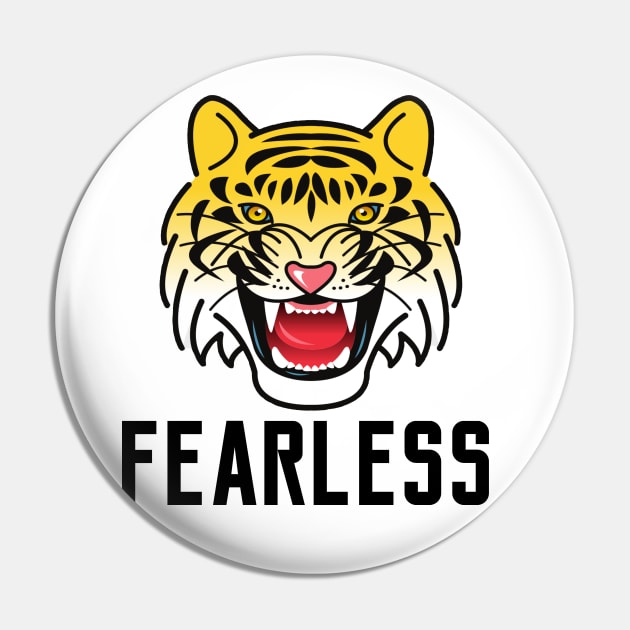 Fearless Pin by IndiPrintables
