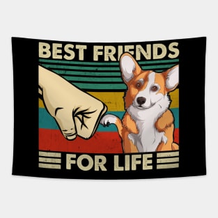 Corgi Connoisseur Trendy Tee for Devoted Corgi Enthusiasts Tapestry