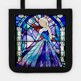 Ice Queen Stained Glass Window Tote