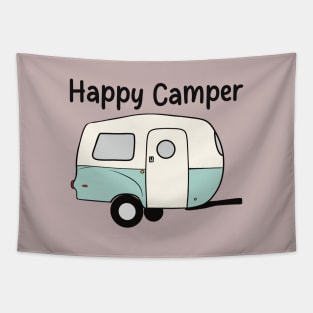 Happy Camper RV Van Life Retro Tapestry