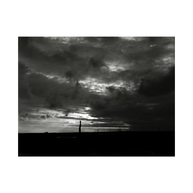 The dark late evening Sky at Thornham Staithe, Norfolk, UK by richflintphoto