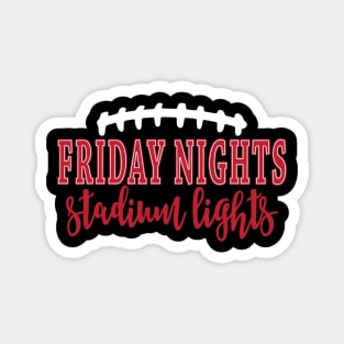 Friday Night Stadium Lights Football Magnet