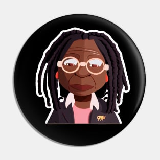 Whoopi Goldberg Pin