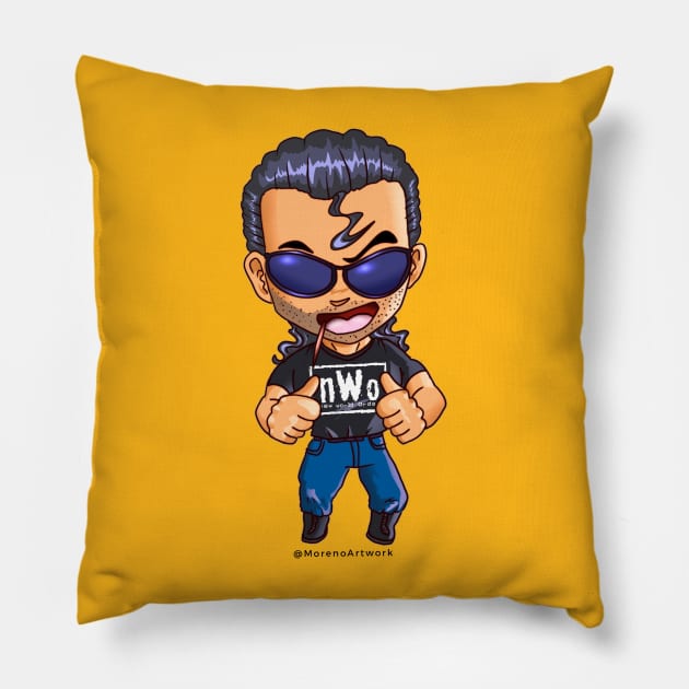 Chibi Scott Hall tribute Pillow by MorenoArtwork