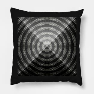 Sacred Geometry 3D Watercolor Pyramid Architecture Pillow