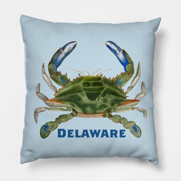 Delaware Crab Pillow by novabee