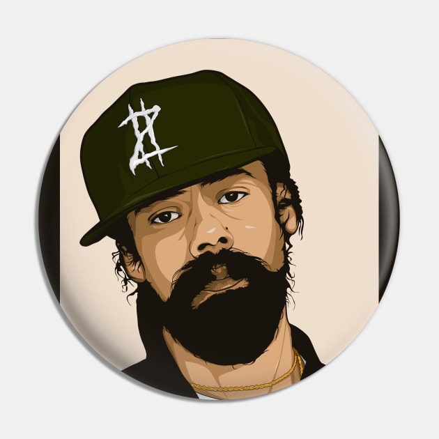 Damian Marley Pin by JhomArtStore