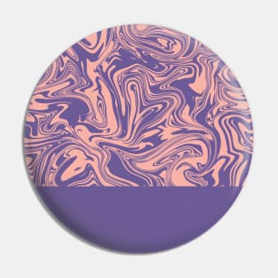 Liquid Swirl - Peach Bud and Ultra Violet Pin