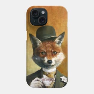 Teatime Mr Fox Phone Case