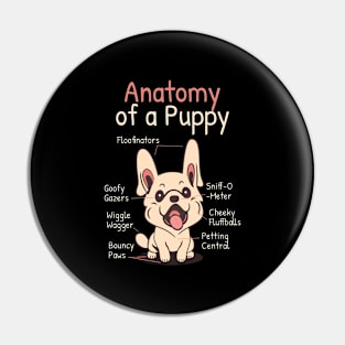 Funny Anatomy of A Puppy Pin