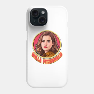 Willa Fitzgerald graphic illustration design Phone Case