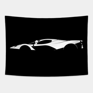 Ferrari LaFerrari Silhouette Tapestry