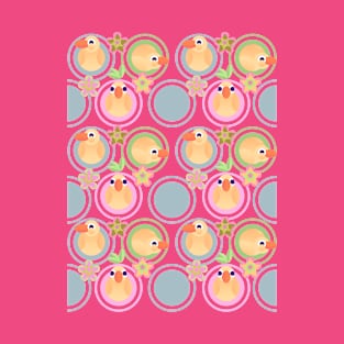 Ducky pattern spring T-Shirt