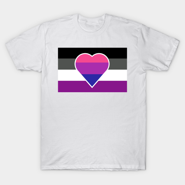 Biromantic Asexual Flag - Biromantic - T-Shirt | TeePublic