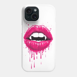 vampire lips Phone Case