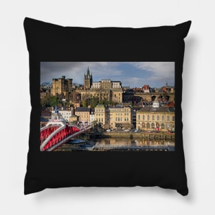 Newcastle Upon Tyne Cityscape Pillow