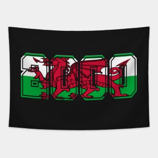 WELSH FLAG 2000 Tapestry