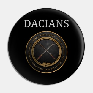 Dacia - Ancient Dacian Tribes - Draco and Falx Symbol Pin