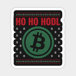 Ho Ho Hodl Bitcoin Magnet