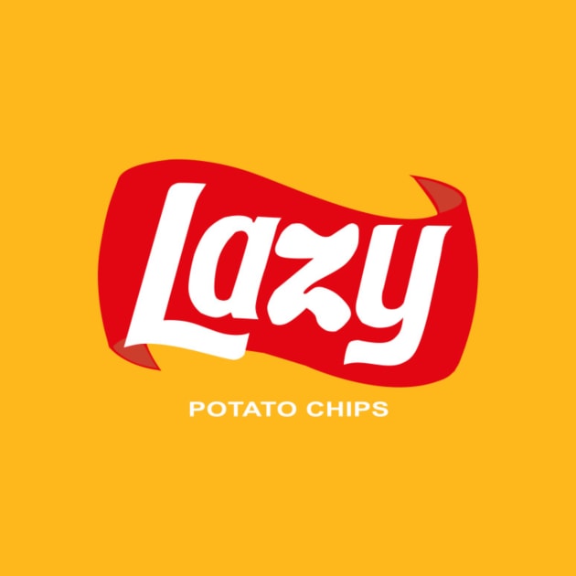 Lazy Potato Chips Teetrendstyle tshirtoftheday by teetrendstyles