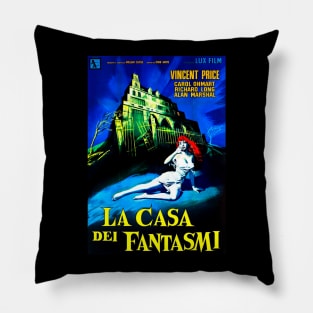 House on Haunted Hill (Italian Poster) Pillow