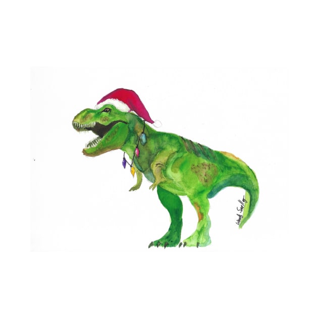 Santasaurus Rex by Wendysmalley