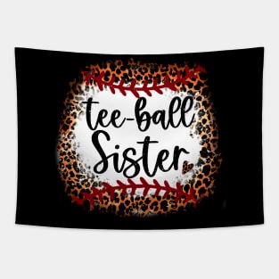 Tee Ball Leopard   Tee Ball Sister Tapestry