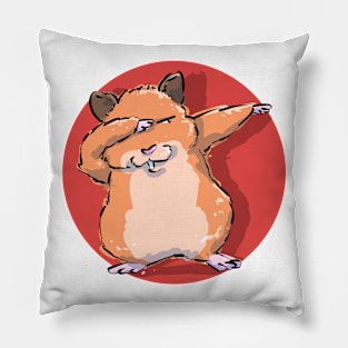 Funny Dabbing Dancing Hamster Pet Pillow