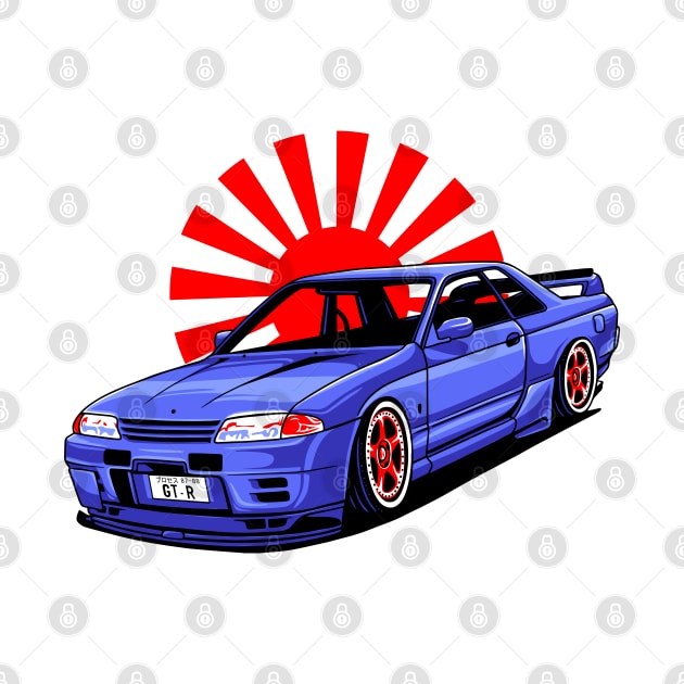 Nissan Skyline Vector Illustration by yudabento