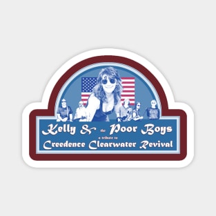 Kelly & the Poor Boys (Fortunate Son-inspired logo) Magnet