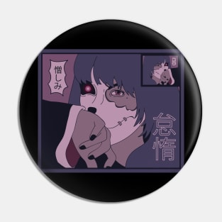 Kitsune mirror girl Pin