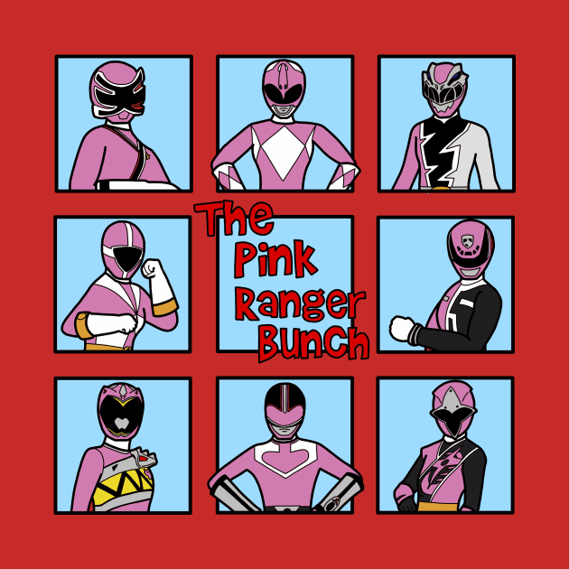 Pink Ranger Bunch by SimplePeteDoodles