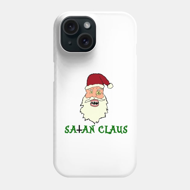 Satan Claus Santa Phone Case by Ghost Of A Chance 