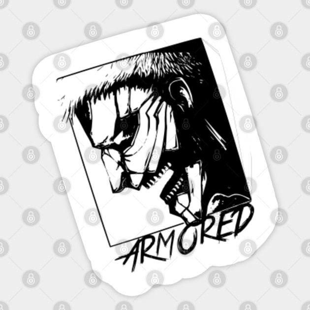 Armored Titan Titan Sticker Teepublic
