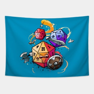 Dice Warriors Tapestry